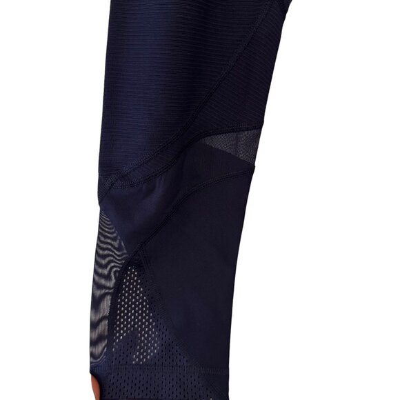 NWT! 90' Degree By Reflex Black Label Women's Navy Blue Leggings Size XS - Picture 4 of 12